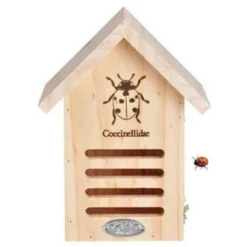 Merkloos Insectenhotel - Voor Lievenheersbeestjes - Vurenhout - 23 Cm