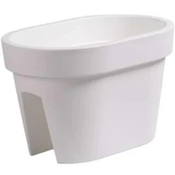Prosperplast Prosperplats Bloempot - Balkon - Wit - Kunststof - 40 Cm