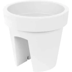 Prosperplast Prosperplats Bloempot - Balkon - Wit - Rond - Kunststof - 25 Cm