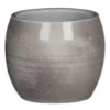 Mica Decorations Bloempot - Lichtgrijs - Keramiek - 16 X 14 Cm