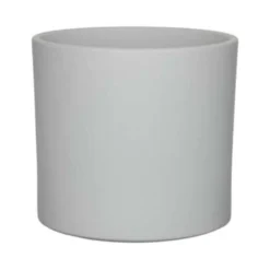 Mica Decorations Plantenpot - Lichtgrijs - Keramiek - 23 X 21 Cm