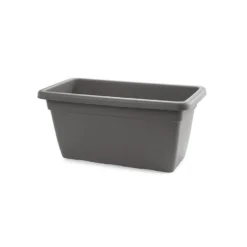 Forte Plastics Plantenbak - Antraciet - Rechthoekig - 60 X 32 X 27 Cm