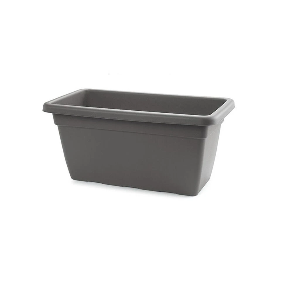 Forte Plastics Plantenbak - Antraciet - Rechthoekig - 60 X 32 X 27 Cm