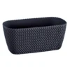 Prosperplast Plantenbak Splofy - Antraciet - Kunststof - 30 Cm