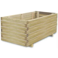 VidaXL Plantenbak Verhoogd Rechthoekig 100x50x40 Cm Hout