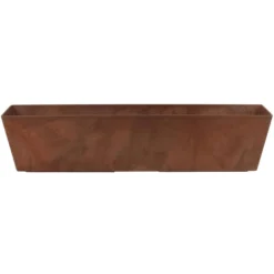 Steege Plantenbak - Gerecycled Kunststof - Terra Bruin - 74 X 17 Cm