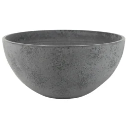 Ter Steege Bloempot - Schaal - Gerecycled Kunststof - Grijs - 35 X 17 Cm