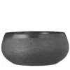 Mica Decorations Bloempot - Schaal - Grijs - Keramiek - 26 X 12 Cm