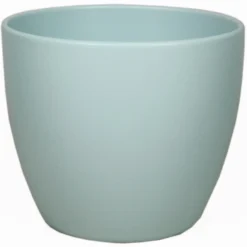 Floran Plantenpot - Mintgroen - Mat - Keramiek - 19 X 17 Cm