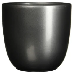 Mica Decorations Bloempot - Antraciet Grijs - Keramiek - 35 X 31 Cm