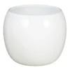 Floran Plantenpot - Glanzend - Wit - Keramiek - 21 X 17 Cm
