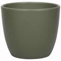 Floran Plantenpot - Dennen Groen - Mat - Keramiek - 15 X 13 Cm