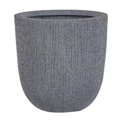 Beliani Plantenbak Voor Buiten CHIOS - Grijs Polyresin