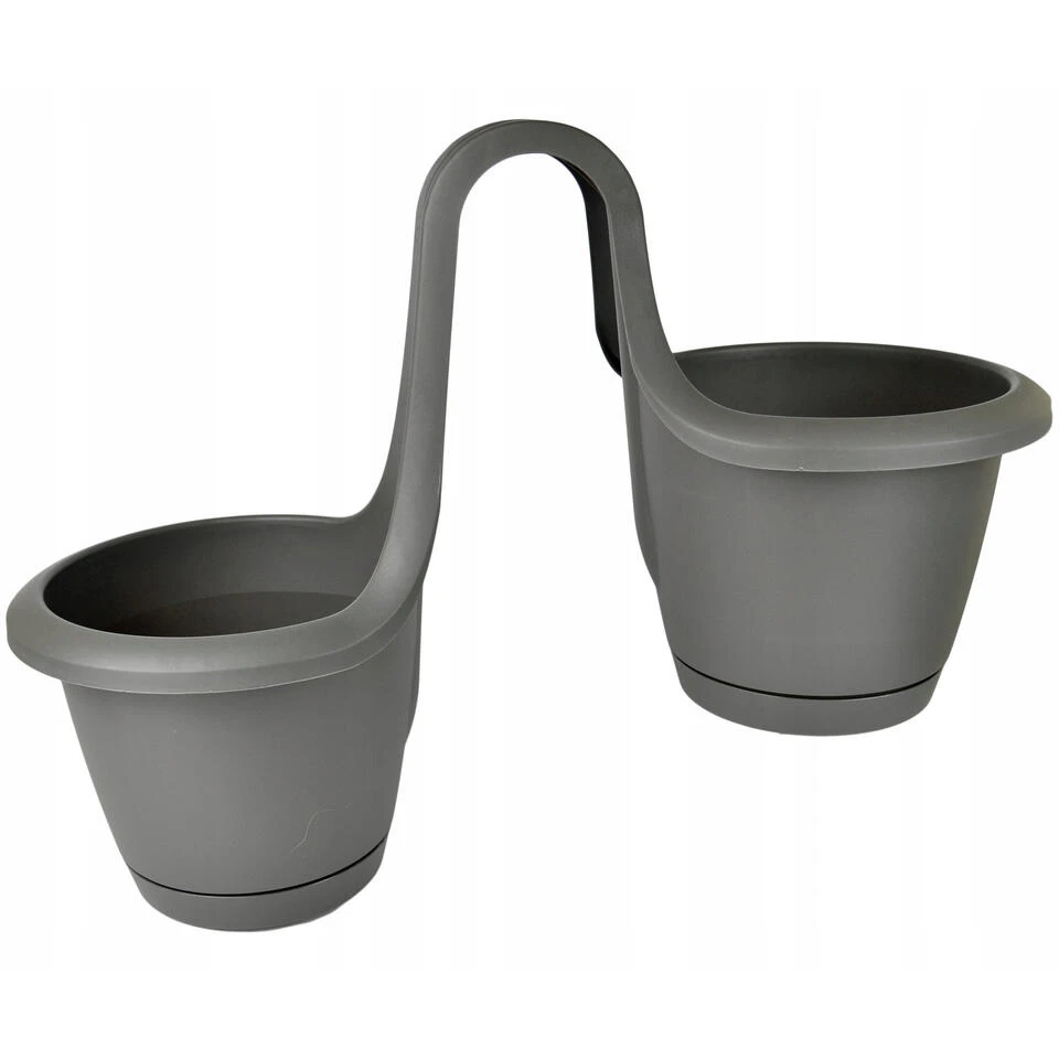 Prosperplast Prosperplats Bloempot Respana - Balkon - Lichtgrijs - Kunststof