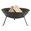 Merkloos Vuurschaal - Op Poten - Zwart - 49 Cm
