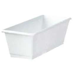 Geli Plantenbak - Wit - Rechthoekig - Kunststof - 60 X 17,5 X 14,5 Cm