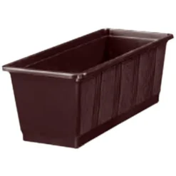 Geli Plantenbak - Bruin - Rechthoekig - 40 X 17,5 X 14,5 Cm