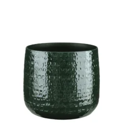Mica Decorations Floyd Bloempot - H23,5 X Ø28 Cm - Groen