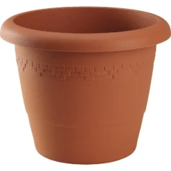 Hega Hogar Bloempot - Terracotta - Kunststof - Rond - 40 Cm