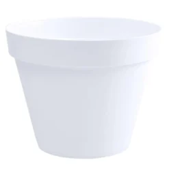 EDA Bloempot - Toscane - Wit - Kunststof - D20 X H17 Cm - 3 Liter