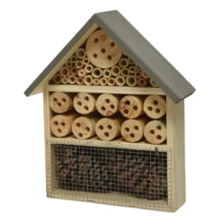 Decoris Insectenhotel - Grijs - Vurenhout - 29 Cm