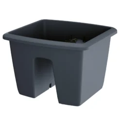Prosperplast Plantenpot - Antraciet - Kunststof - Balkon - 29 Cm