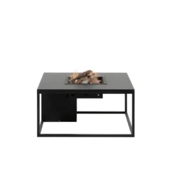 Cosi Fires - Cosiloft Lounge Gas Vuurtafel Black Frame - Black Top - 100 Cm