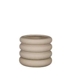 Mica Decorations Ilse Bloempot - H16 X Ø18,5 Cm - Grijs