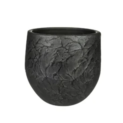 Steege Plantenpot - Antiek Look - Zwart - Keramiek - 15 X 13 Cm