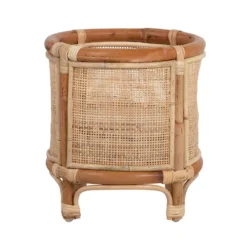 Giga Meubel Bloempot Webbing - Naturel - 25x25x72cm