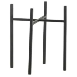 Mica Decorations Plantenstandaard - Verhoger - Zwart - H25 X B16 Cm