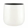 Mica Decorations Plantenpot/bloempot - Keramiek Wit - D32 En H30 Cm