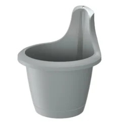 Prosperplast Plantenpot - Kunststof - Steengrijs - Dia 20 Cm