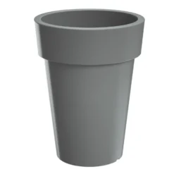 Prosperplast Bloempot - Kunststof - Steengrijs - D20 X H26 Cm