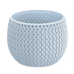 Prosperplast Plantenpot/bloempot - Kunststof - Ijsblauw - D14,5 X H11 Cm