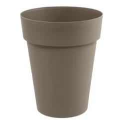 EDA Plantenpot/bloempot - Kunststof - Taupe - D44 X H53 Cm - 50L