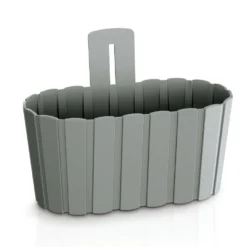 Prosperplast Plantenpot - Grijs - Ophang - Kunststof - D27xH15 Cm