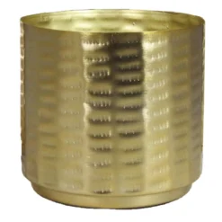 Floran Plantenpot Patras - Goudkleurig - D20 X H20 Cm - Voor Binnen