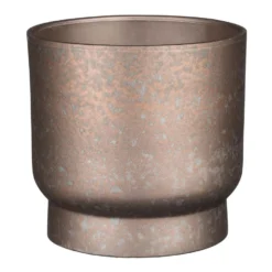 Mica Decorations Plantenpot/bloempot - Terracotta - D22/H20 Cm