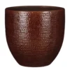 Mica Decorations Plantenpot/bloempot - Terracotta - D29/H26 Cm