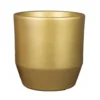 Bela Arte Plantenpot - Keramiek - Goud Glans - D27 X H25 Cm