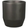 Bela Arte Plantenpot - Keramiek - Mat Antraciet - D19 X H18 Cm