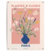 Tuinposter Bloemen 80x60 Cm Bont