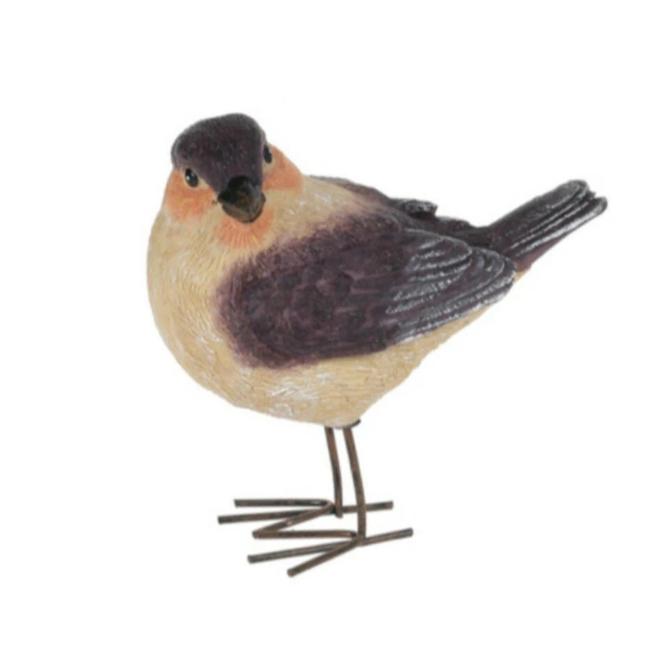 Merkloos Decoratie Tuinbeeld Vogeltje - Mees - Metaal - 10 Cm - Afbeelding 2