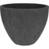 Pro Garden Plantenpot - Tuin - Kunststof - Antraciet - 31 X 32 Cm