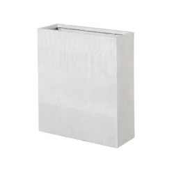 Beliani Plantenbak Voor Buiten THIMENA - Wit Klei-vezelmengsel