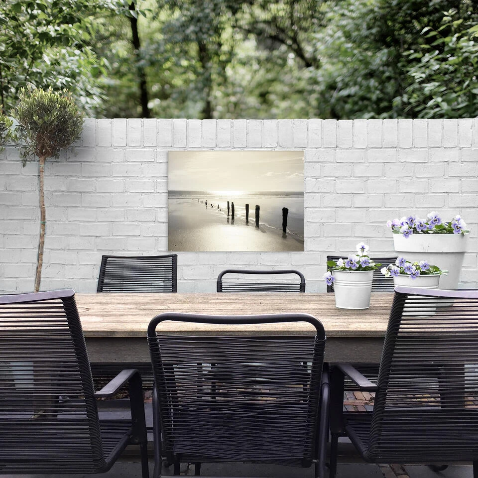 Art For The Home - Buitencanvas - Zonsondergang - 50x70cm - Afbeelding 2