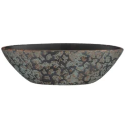 Mica Decorations Bloempot - Koperkleurig - Boot Schaal - 48 X 15 Cm