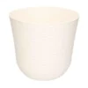 Forte Plastics Bloempot - Wit - Rond - Kunststof - 25 Cm