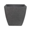 Beliani Plantenbak Voor Buiten ZELI - Grijs Stenenmix, Polyresin